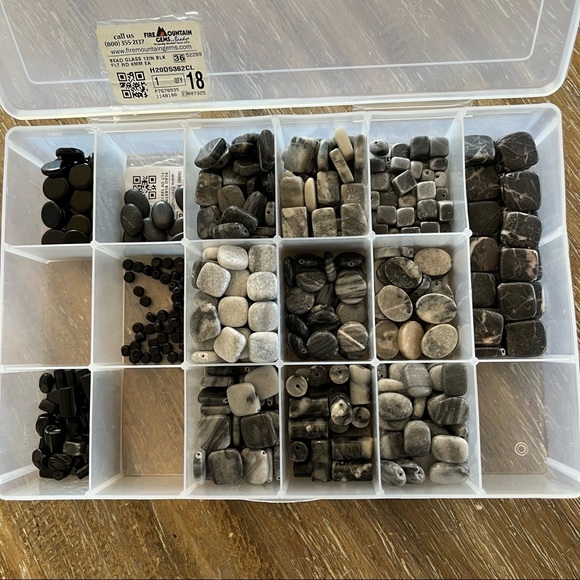 Fire Mountain Gems & Beads Other - Fire Mountain Gems Glass Beads , Marble Stone Big Lot - deal !